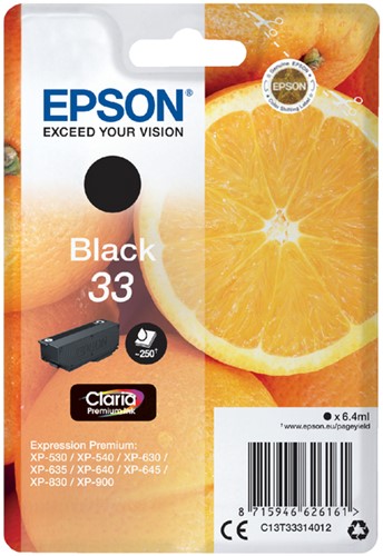 Inktcartridge Epson 33 T3331 zwart