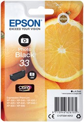 Inktcartridge Epson 33 T3341 foto zwart