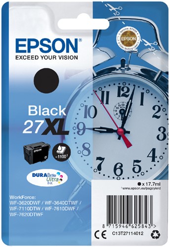 Inktcartridge Epson 27XL T2711 zwart