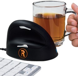 Muis R-Go Tools HE Break medium rechts bedraad zwart