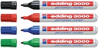 Viltstift edding 3000 rond 1.5-3mm assorti blister à 4 stuks-2