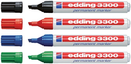 Viltstift edding 3300 schuin 1-5mm blauw-2