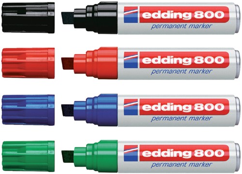 Viltstift edding 800 schuin 4-12mm blauw-2