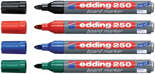 Viltstift edding 250 whiteboard rond 1.5-3mm rood-3