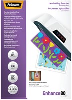 Lamineerhoes Fellowes A4 zelfklevend 2x80micron 100 stuks-3