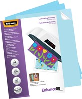 Lamineerhoes Fellowes A4 zelfklevend 2x80micron 100 stuks-1