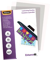 Lamineerhoes Fellowes A3 2x80micron mat 100 stuks-1