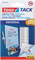 Dubbelzijdige kleefpads kneedgum Tesa tack 80stuks