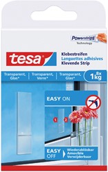 Dubbelzijdige powerstrip Tesa transparant 1kg