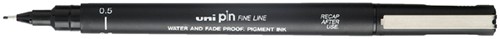 Fineliner Uni-ball Pin 0.5mm zwart