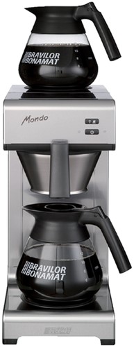 Koffiezetapparaat Bravilor Mondo inclusief 2 glazen kannen-1