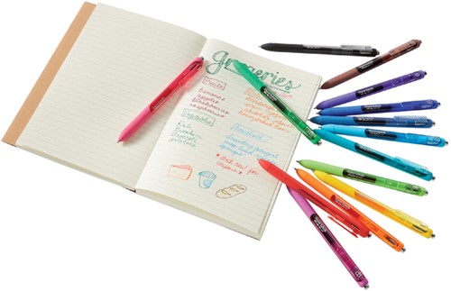 Gelschrijver Paper Mate Inkjoy medium zwart-4