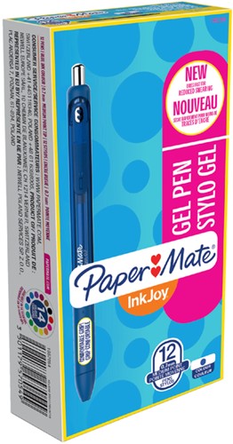 Gelschrijver Paper Mate Inkjoy medium blauw-6
