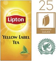 Thee Lipton yellow label 25x1.5gr