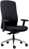 Bureaustoel Euroseats Heavy Duty zwart