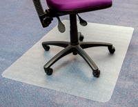 Stoelmat Floortex PVC 120x90cm voor zachte vloeren retailpak-2