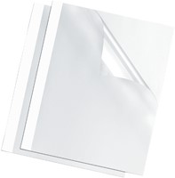 Thermische omslag Fellowes A4 6mm wit 100 stuks-2