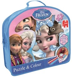 Puzzel Jumbo kleurplaat Frozen