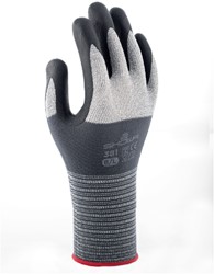 Handschoen Showa 381 grip nitril XL grijs