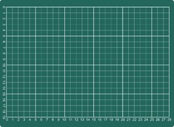 Snijmat A4 300x220mm groen