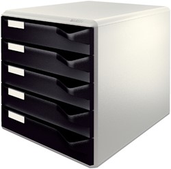 Ladenblok Leitz 5280 5 laden zwart