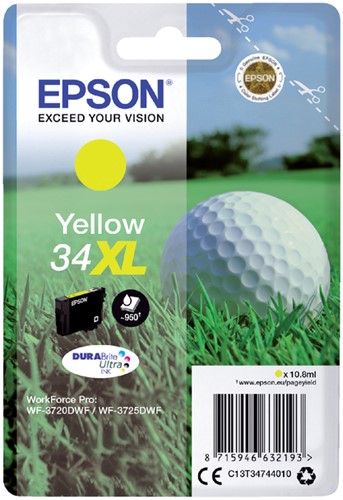 Inktcartridge Epson 34XL T3474 geel