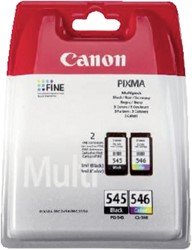 Inktcartridge Canon PG-545 + CL-546 zwart + kleur