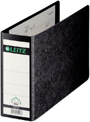 Ordner Leitz 1076 180° zonder sleuven en randbeschermers 77mm karton A5 zwart