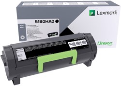 Tonercartridge Lexmark 51B0HA0 zwart HC