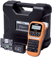 Labelprinter Brother P-touch TZe PT-E110 draagbaar qwerty 12mm oranje-4