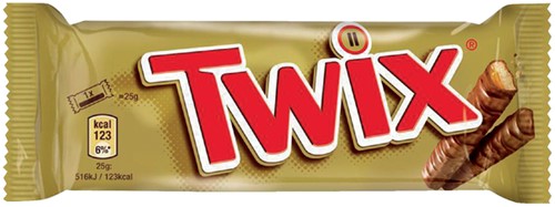 Snoep Twix reep 25x50 gram