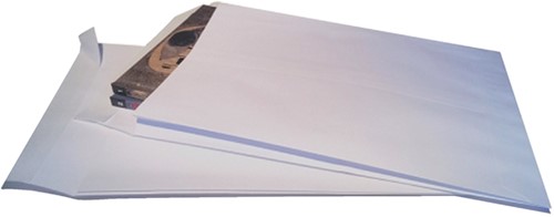 Envelop Quantore monsterzak 262x371x38mm zelfklevend wit 125 stuks-1