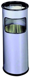 As-papierbak Durable 3330-23 rond zilver metallic