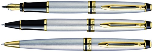 Vulpen Waterman Expert stainless steel GT medium-1