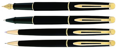 Rollerpen Waterman Hémisphère matt black GT fijn-1