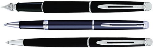 Balpen Waterman Hémisphère matt black CT medium-2