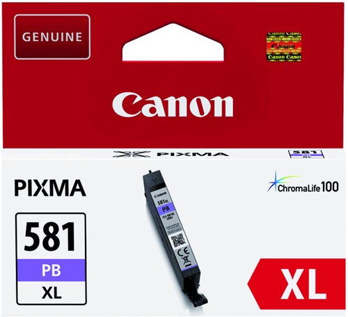 Inktcartridge Canon CLI-581XL foto blauw-2