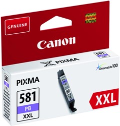 Inktcartridge Canon CLI-581XXL foto blauw