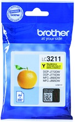 Inktcartridge Brother LC-3211Y geel