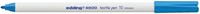 Textielmarker edding 4600 rond 1mm lichtblauw