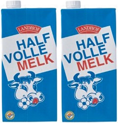 Melk Landhof halfvol houdbaar 1 liter