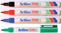 Viltstift Artline 700 rond 0.7mm blauw-3