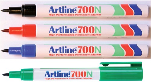 Viltstift Artline 700 rond 0.7mm blauw-3