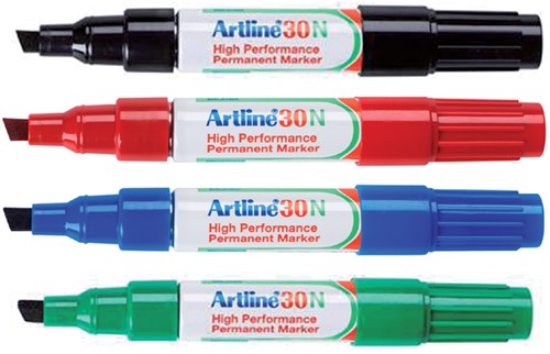 Viltstift Artline 30 schuin 2-5mm rood-3