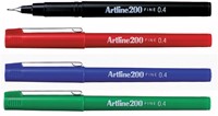 Fineliner Artline 200 rond fijn rood-2