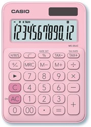 Rekenmachine Casio MS-20UC roze