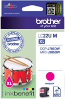 Inktcartridge Brother LC-22UM rood-2