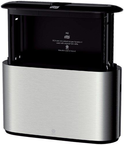 Handdoekdispenser Tork H2 Image Line Xpress countertop zilver 460005-3