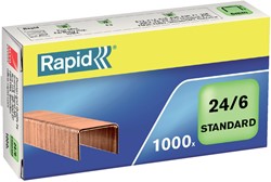Nieten Rapid 24/6 verkoperd standaard 1000 stuks