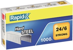 Nieten Rapid 24/6 staal strong 1000 stuks